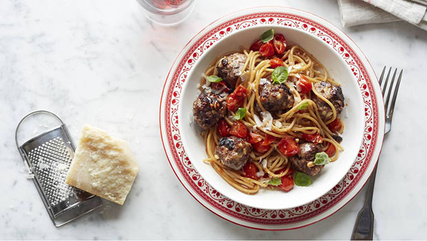 Spaghettis aux boulettes de viande à l'italienne Recette