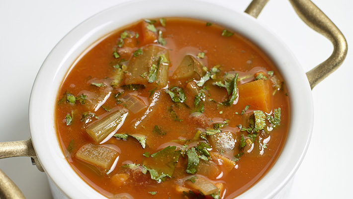 Rustic Vegetable & Chermoula Soup - Mindful by Sodexo - United Kingdom