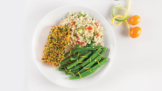 Citrus Salmon with Couscous and Green Beans - Mindful by ...