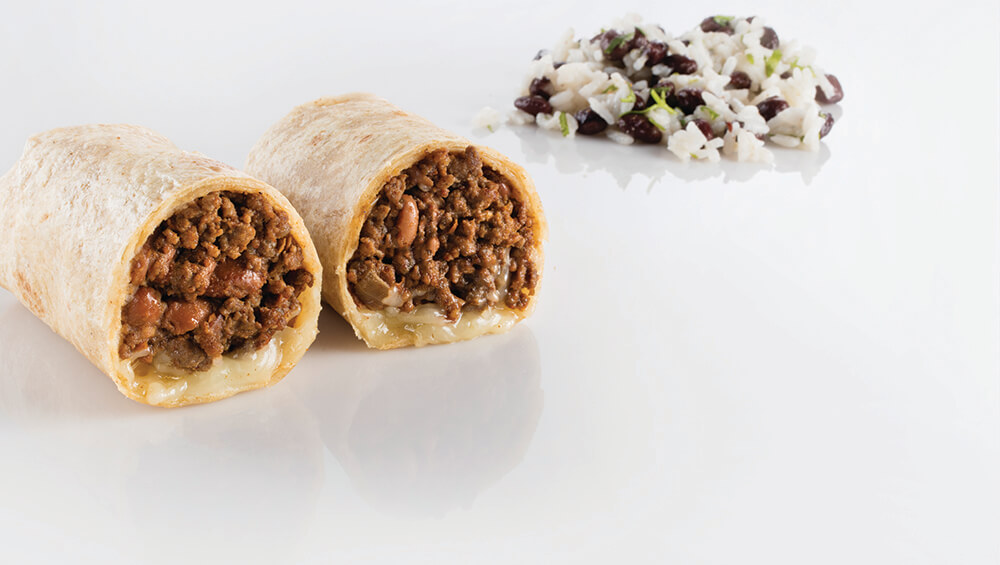 Beef & Bean Burrito